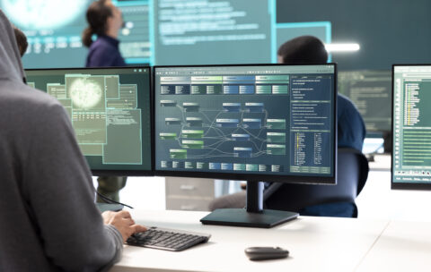 Cyber security experts working on spyware and malware detection