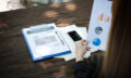 business woman working with documents graphs ,analyzing investm