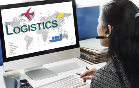 Logistics Freight Management Storage Supply Concept